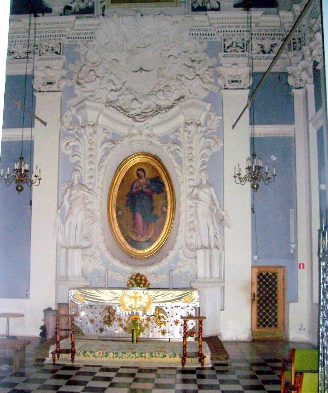 Каплиця Воловичовська (або Непорочного зачаття) Віленської катедри, де вінчались Сигізмунд і Барбара. Сучасний вигляд