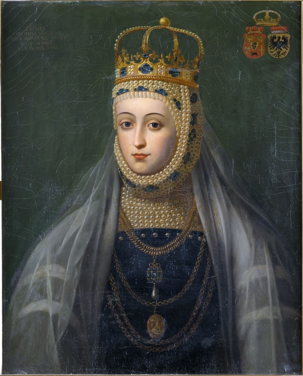 Барбара Радзівіл. Копія з коронаційного портрету, невідомий автор. Національний музей у Варшаві