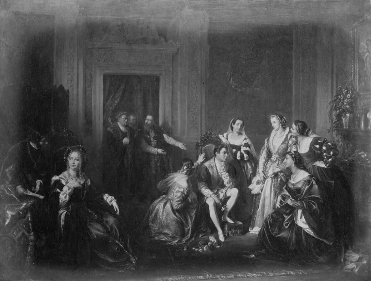 “Молодість Сигізмунда Августа”, художник Юзеф Сіммлер