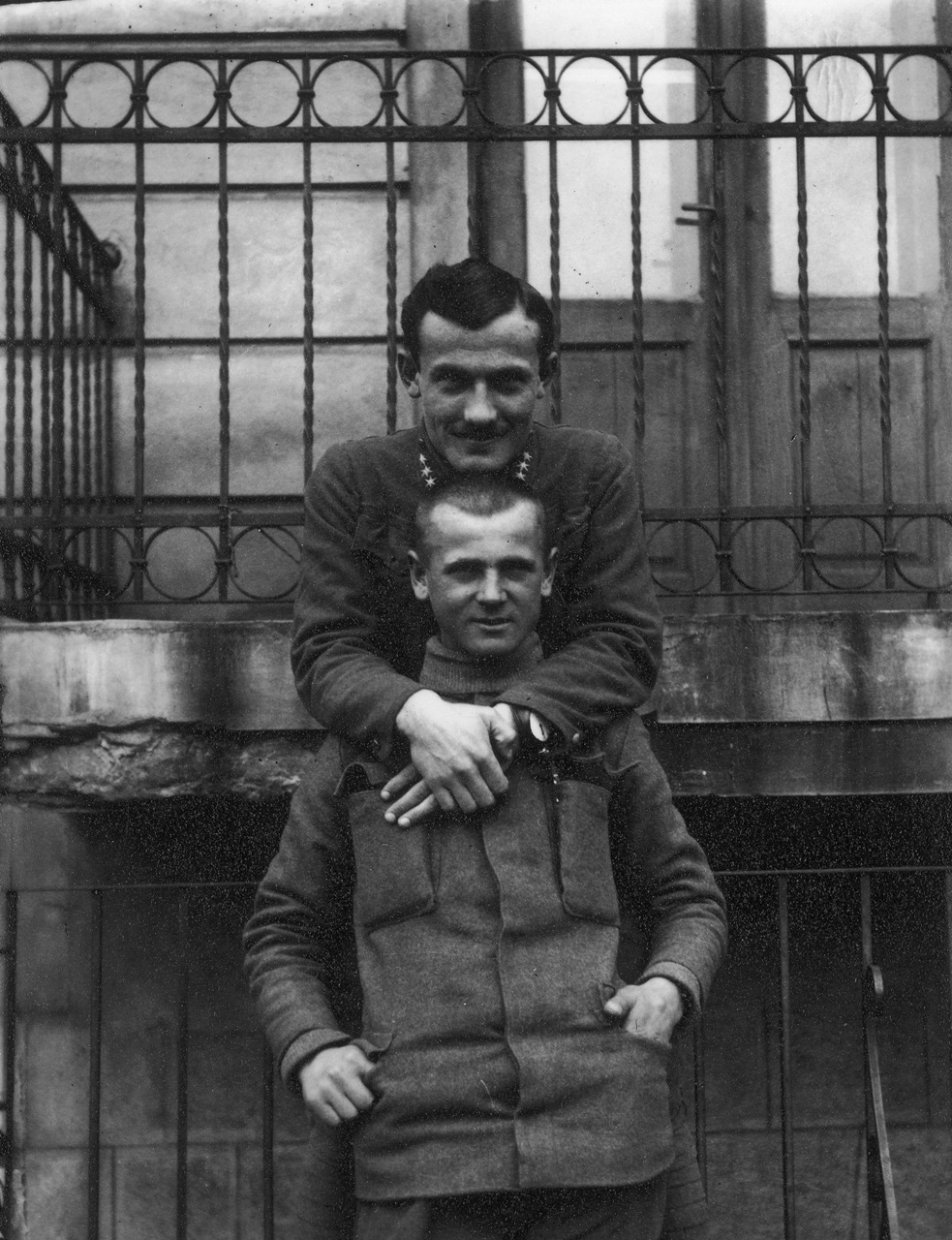 Богдан Лепкий із січовим стрільцем