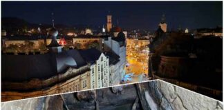 Що можна побачити з даху будинку, що стоїть на дубових палях