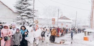 Фестиваль молодіжних вертепів “Різдвяна зірка” в Дрогобичі. Фото Самбірсько-Дрогобицької Єпархії УГКЦ