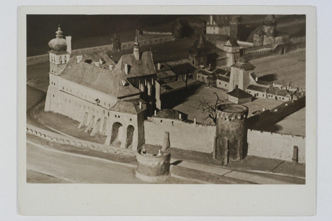 Низький замок на пластичній панорамі Львова Януша Вітвіцького, 1938 рік