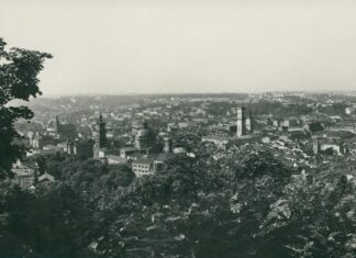Львів, вигляд з Високого Замку, 1939, фот. Polona.pl