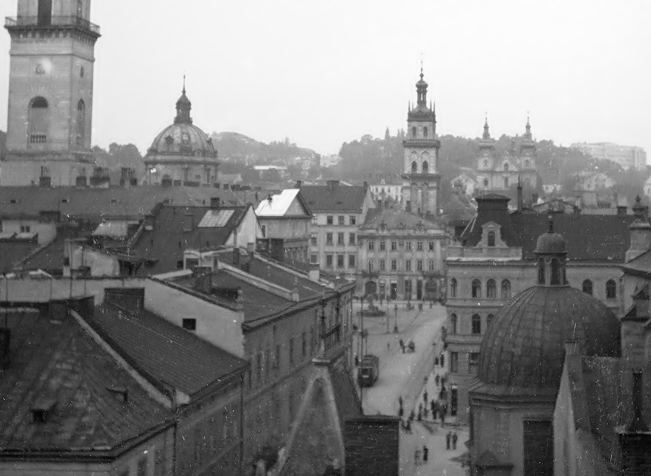 Панорама Львова, 1930-ті рр. Фотограф Генрик Поддембський