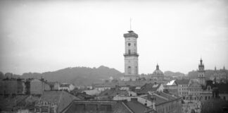 Панорама Львова, 1938 р. Фотограф Генрик Поддембський
