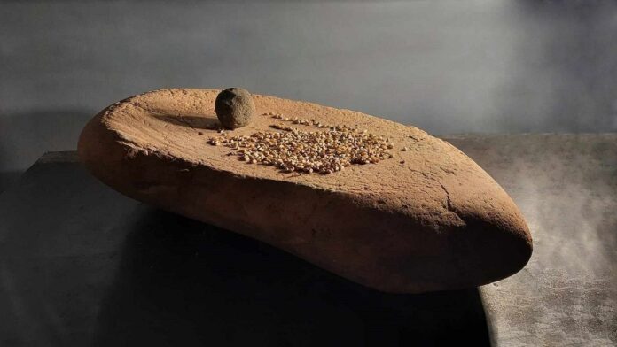 Трипільська зернотерка зі с. Спас на Коломийщині. фото ZAXID.NET