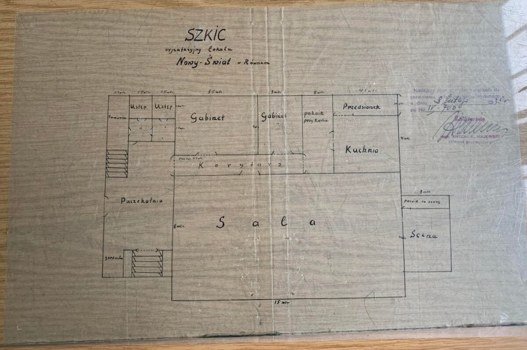 Орієнтовний ескіз будівлі ресторану “Новий Світ” з перебудовою приміщень (ДАРО)