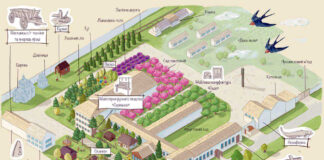 Карта Етнопарку «Ладомирія»