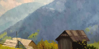 Робота з виставки Ігоря Гапона "Криворівня"