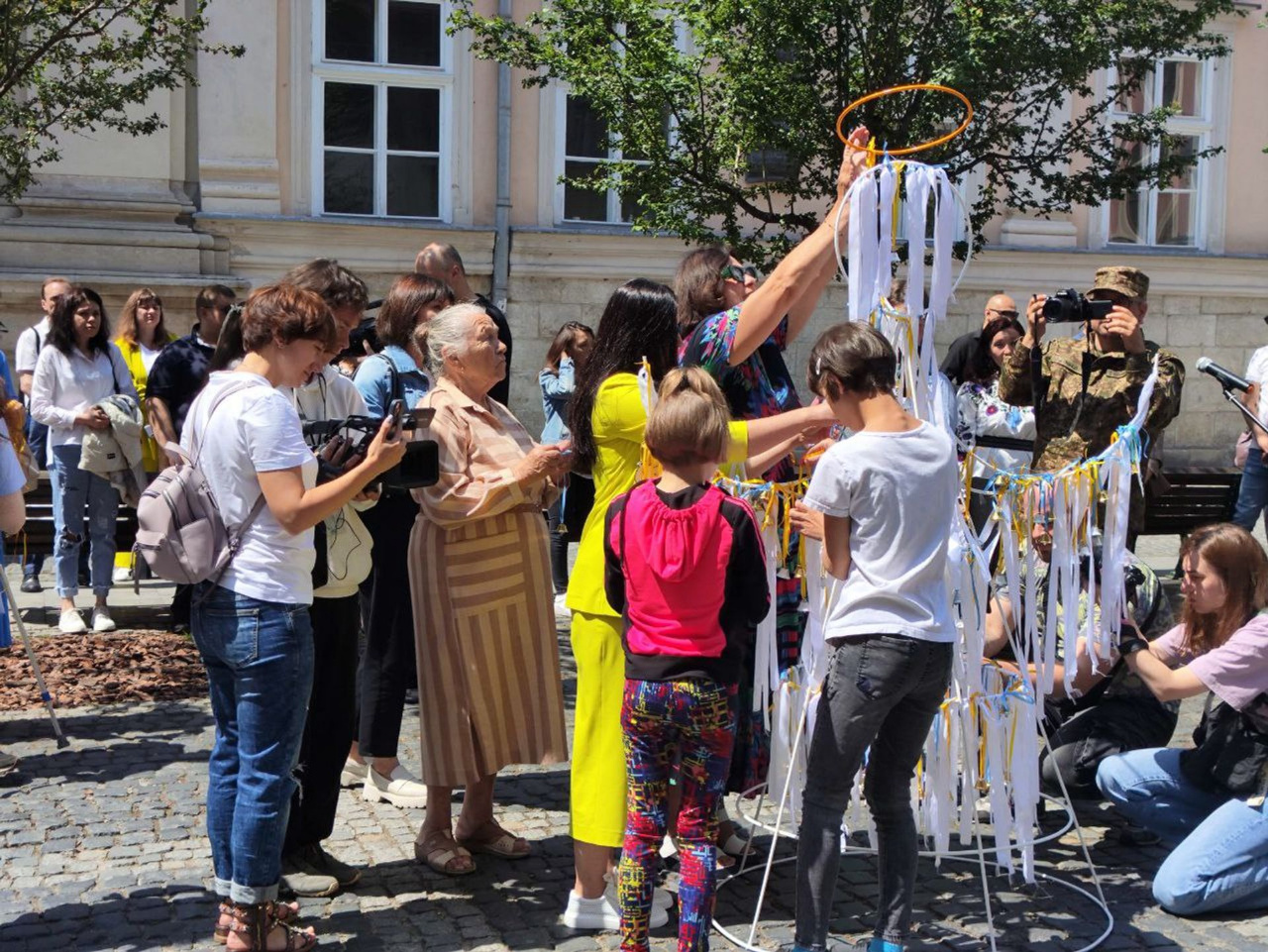 Акція "Голоси дітей" у Львові, 4 червня Суспільне Львів/Ірина Качмарик