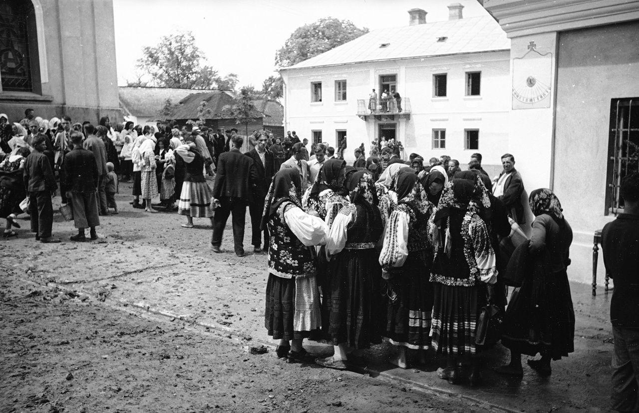 Паломники на Ясній Горі в Гошеві, 1938 р.