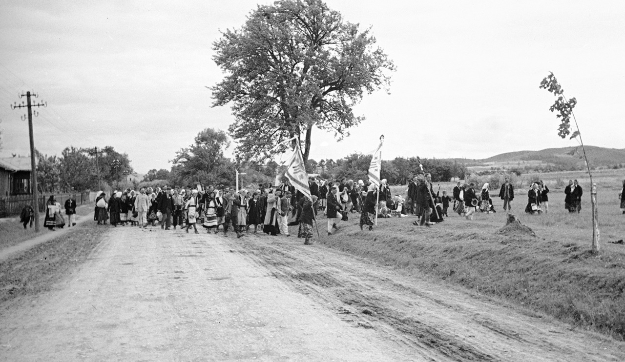 Паломники на Ясній Горі в Гошеві, 1938 р.