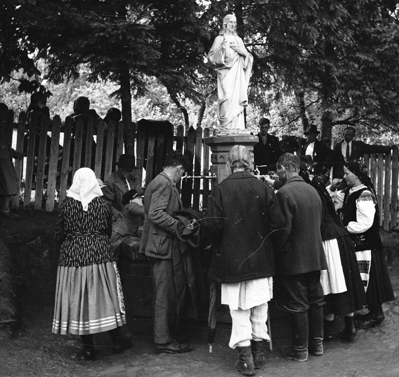 Паломники на Ясній Горі в Гошеві, 1938 р.