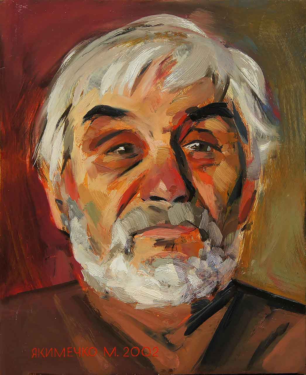 Микола Якимечко. Художник Олександр Коровай. 2002. Дошка, олія