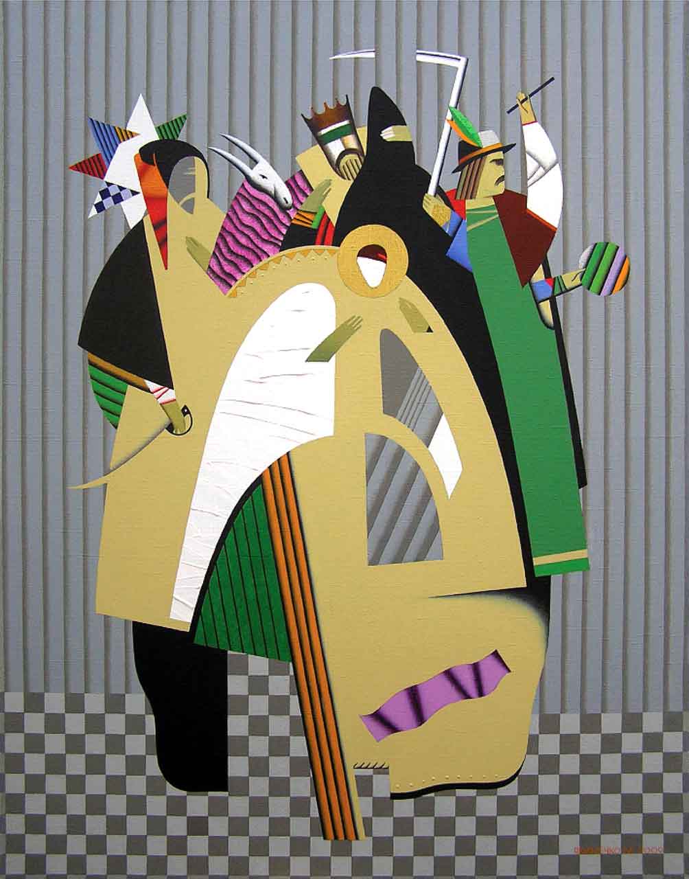 Микола Якимечко. Вертеп. 2008. Полотно,акрил, олія