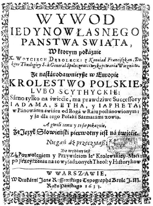 Фрагмент найвідомішої праці Войцеха Демболенцького. Фото з https://pl.wikipedia.org/