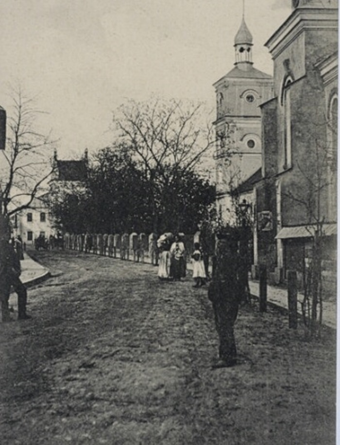 Вуличка та храми, Белз, 1906 рік.