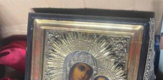 Старовинний образ Казанської Богородиці