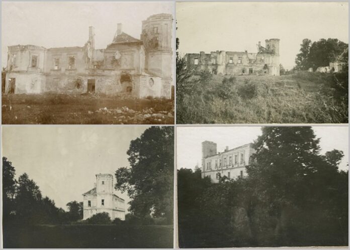 Замок у Мурованому в роки Першої світової війни