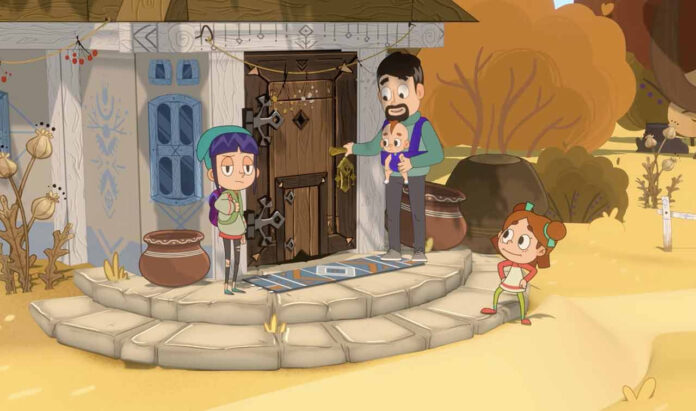 Кадр з українського анімаційного серіалу виробництва “На краю Світів”