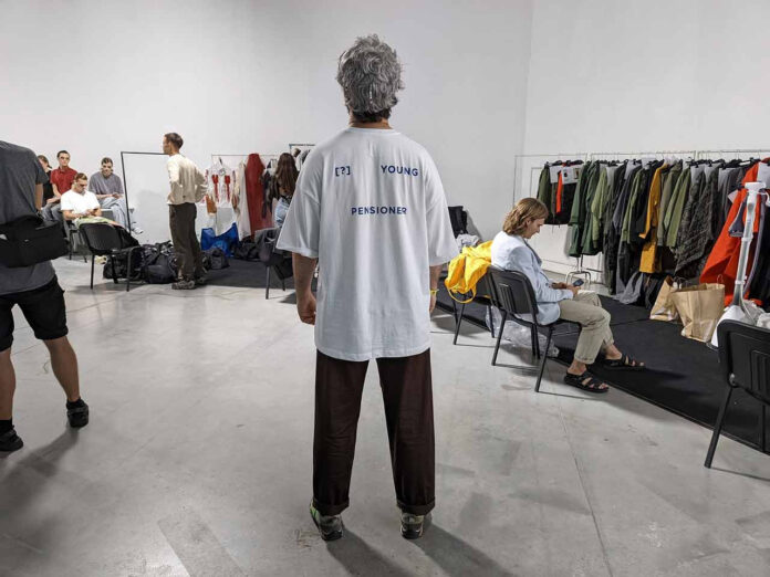 Модель з колекцї молодого українського бренду YOUNG PENSIONER