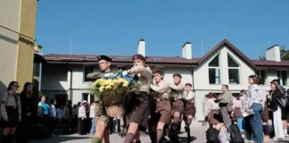 Урочисте відкриття приміщення Львівського обласного пластового центру (фото ЛОР)