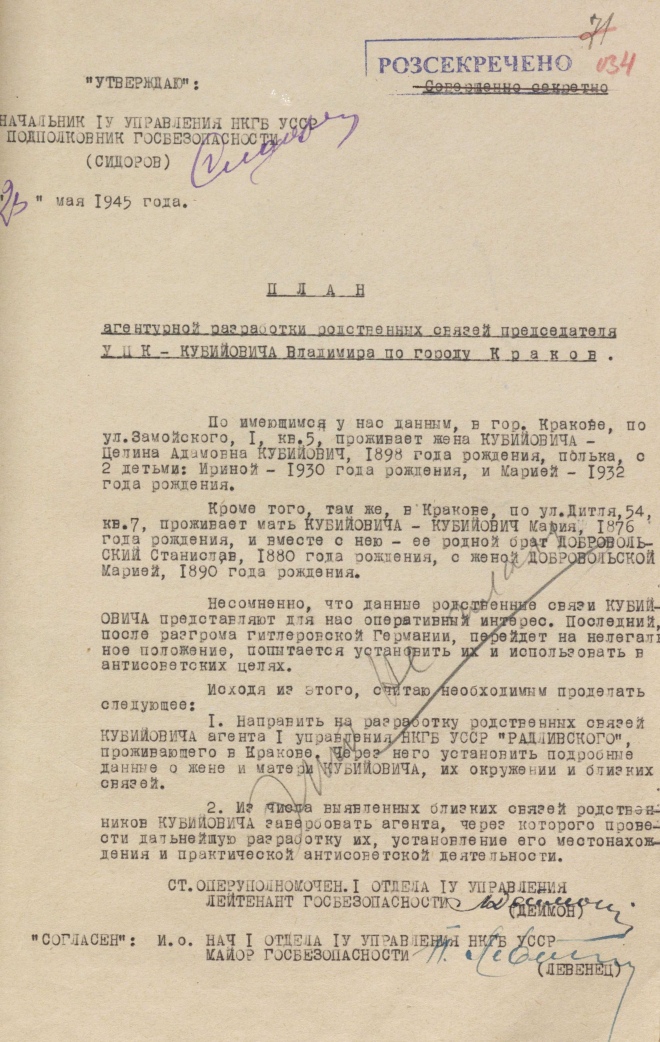 ГДА СЗР України. – Ф.1. – Спр. 10336