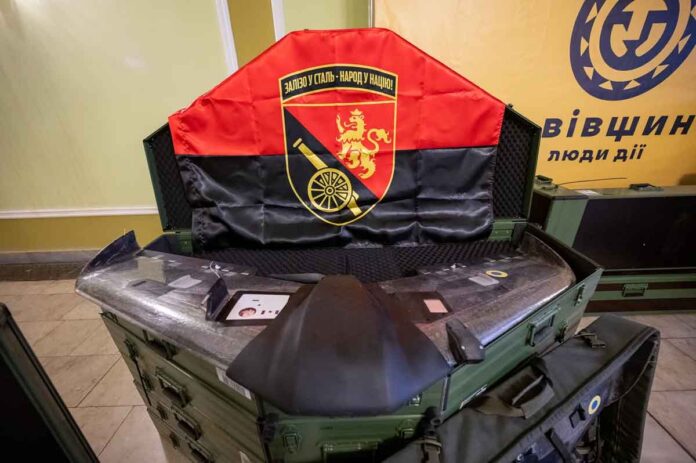 Львівщина передала бійцям 45-ї артилерійської бригади ЗСУ безпілотні авіаційні комплекси
