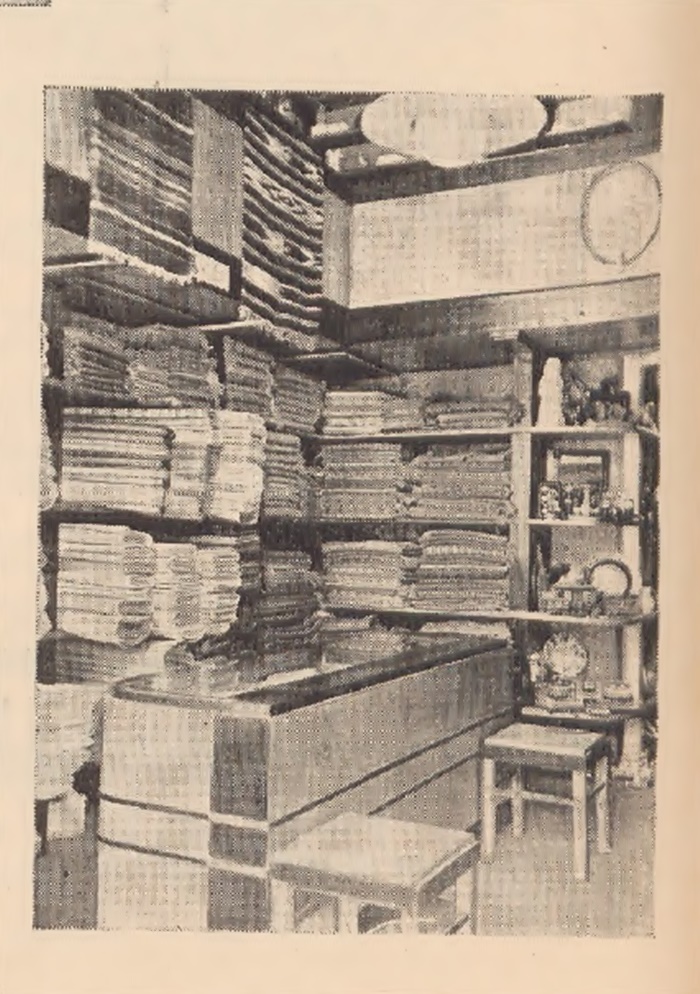 Прилавки в магазині, 1938 р.