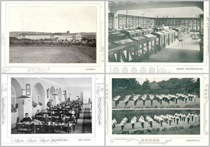 Колегія єзуїтів у Хирові на початку 1900-х років