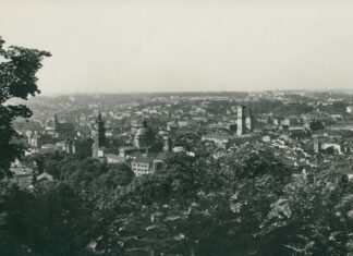 Львів, вигляд з Високого Замку, 1939, фот. Polona.pl