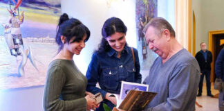 Виставка Петра Сипняка у Львівській філармонії. Фото: Віталій Грабар