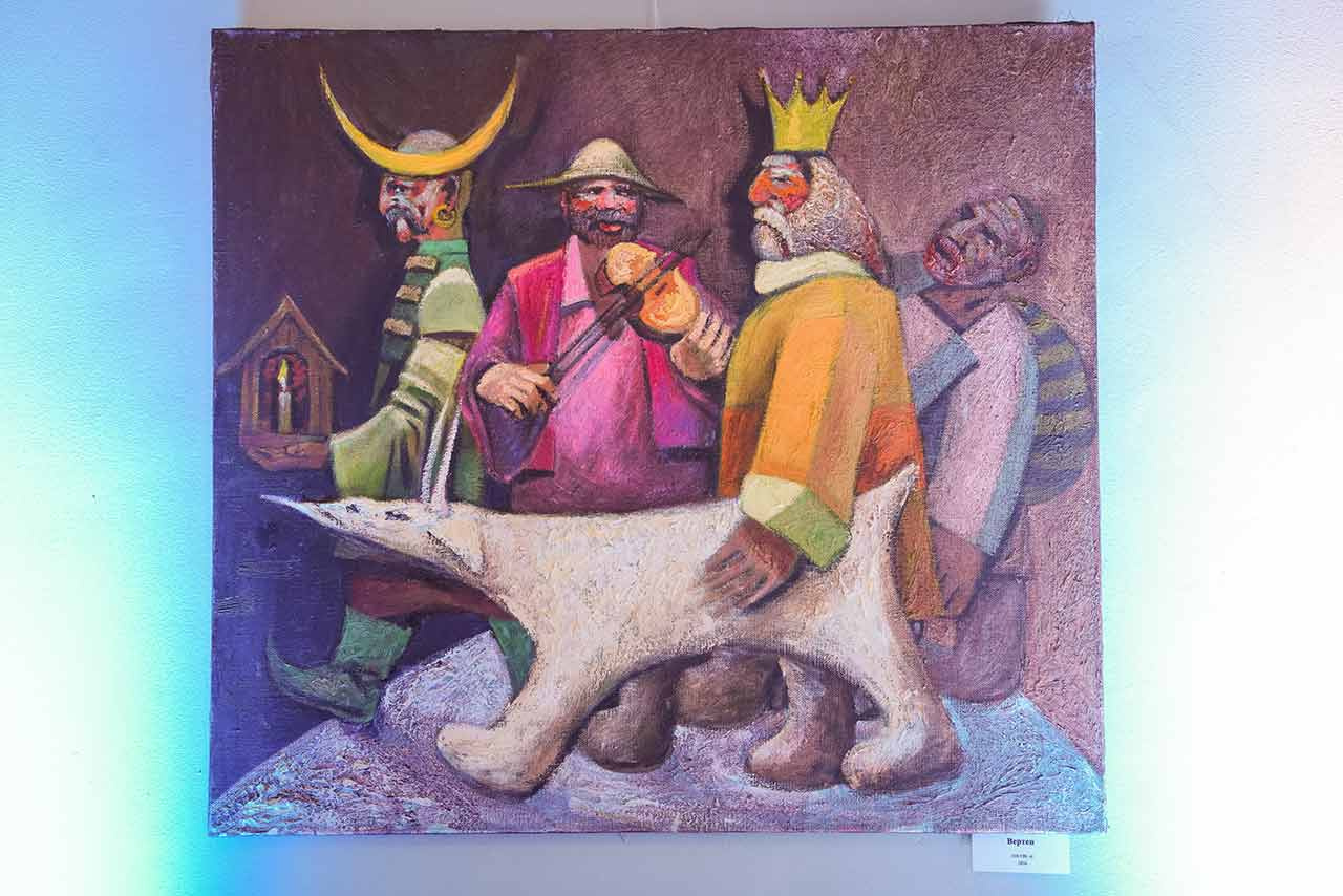 Виставка Петра Сипняка у Львівській філармонії. Фото: Віталій Грабар