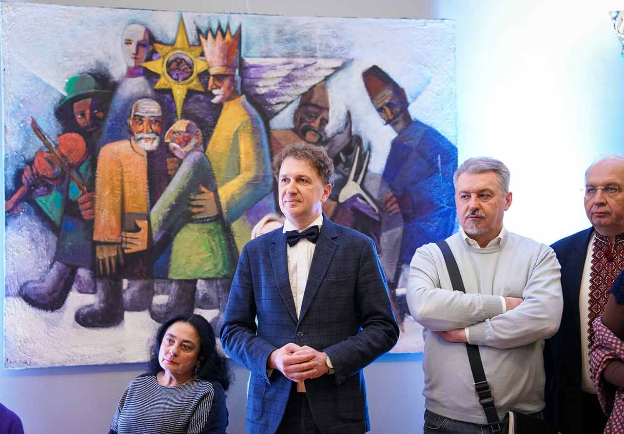 Виставка Петра Сипняка у Львівській філармонії. Фото: Віталій Грабар