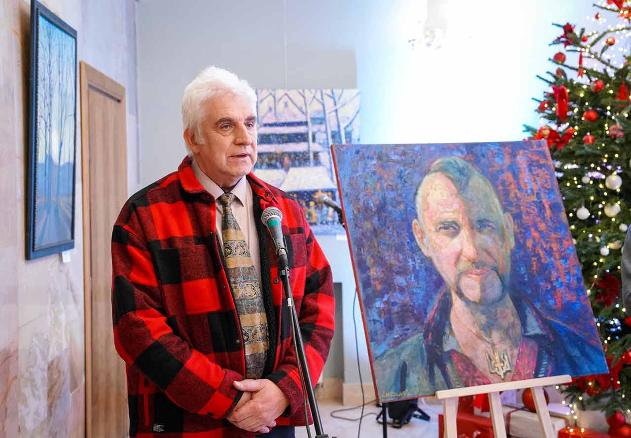 Виставка Петра Сипняка у Львівській філармонії. Фото: Віталій Грабар