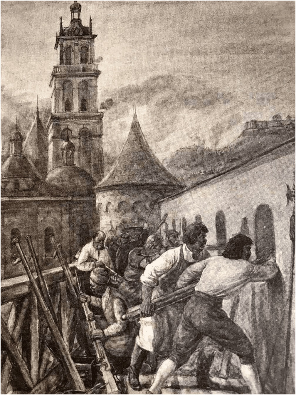 Петро Григорійчук “Оборона Львова від шведів 1704 р.” 1948 р.