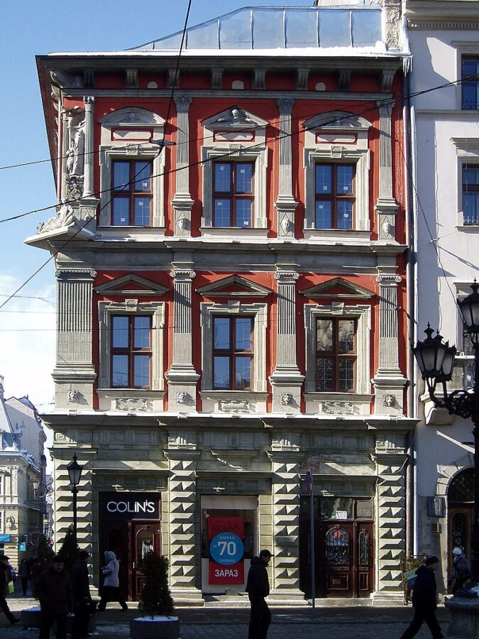 Кам'яниця Шольц-Вольфовичів у Львові. Фото з https://uk.wikipedia.org/