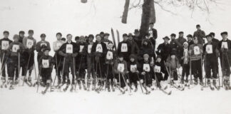 Перші українські лещетарські (лижні) змагання на кінокадрах 1929 р.