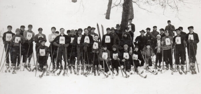 Перші українські лещетарські (лижні) змагання на кінокадрах 1929 р.