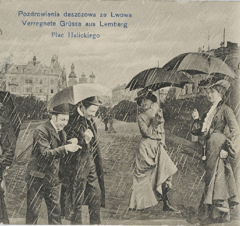 Вітання з дощового Львова, 1904 рік.