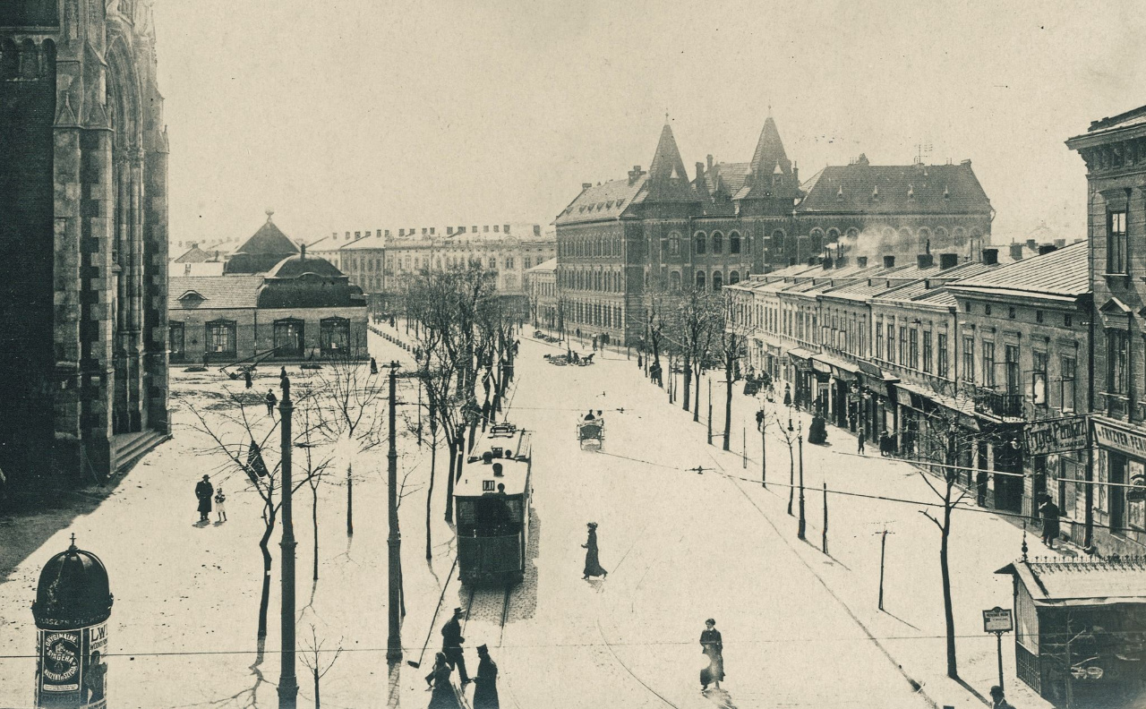Вул. Бандери поблизу церкви Святих Ольги та Єлизавети. Фото Facebook/Мандрівки старим кордоном