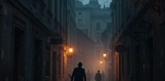 Ілюстративна сцена з життя львівьких грабіжників початку 20 століття