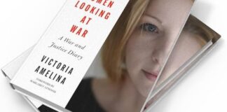 Книга Looking at Women, Looking at War Вікторії Амеліної ("Дивлячись на жінок, які дивляться на війну"). Amazon UK