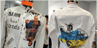 «Україна має карти!»: Усику перед боєм в Лондоні подарували унікальну вишиванку