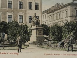 Пам'ятник Александрові Фредру у Львові, 1904 р., фот. Biblioteka Narodowa Polona Пам’ятник Александрові Фредру: мандри трьома містами #спадщина