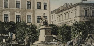 Пам'ятник Александрові Фредру у Львові, 1904 р., фот. Biblioteka Narodowa Polona Пам’ятник Александрові Фредру: мандри трьома містами #спадщина