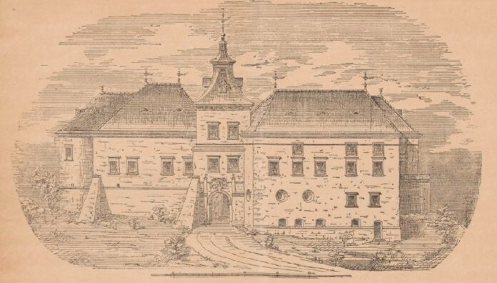 Олеський замок, 1891 р.