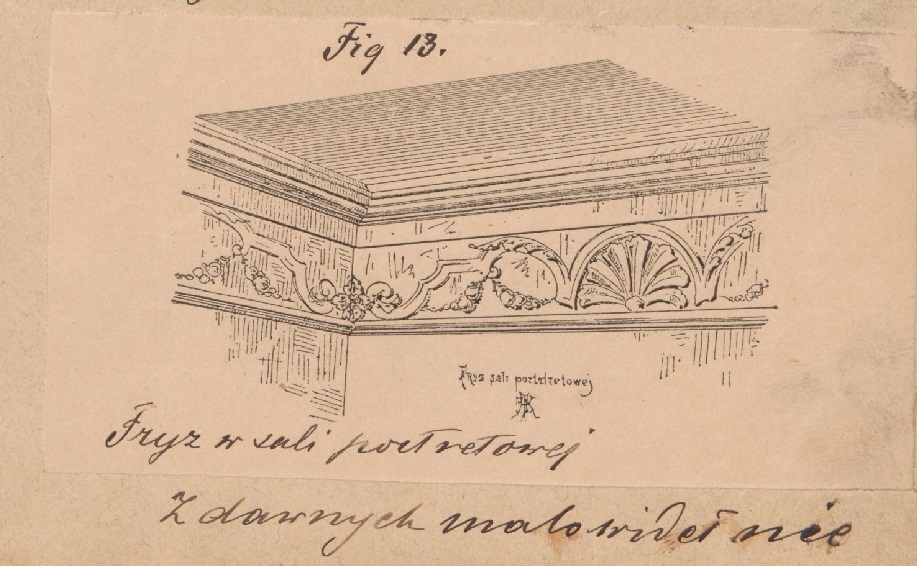 Олеський замок, 1891 р.