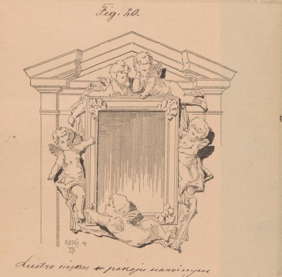 Олеський замок, 1891 р.